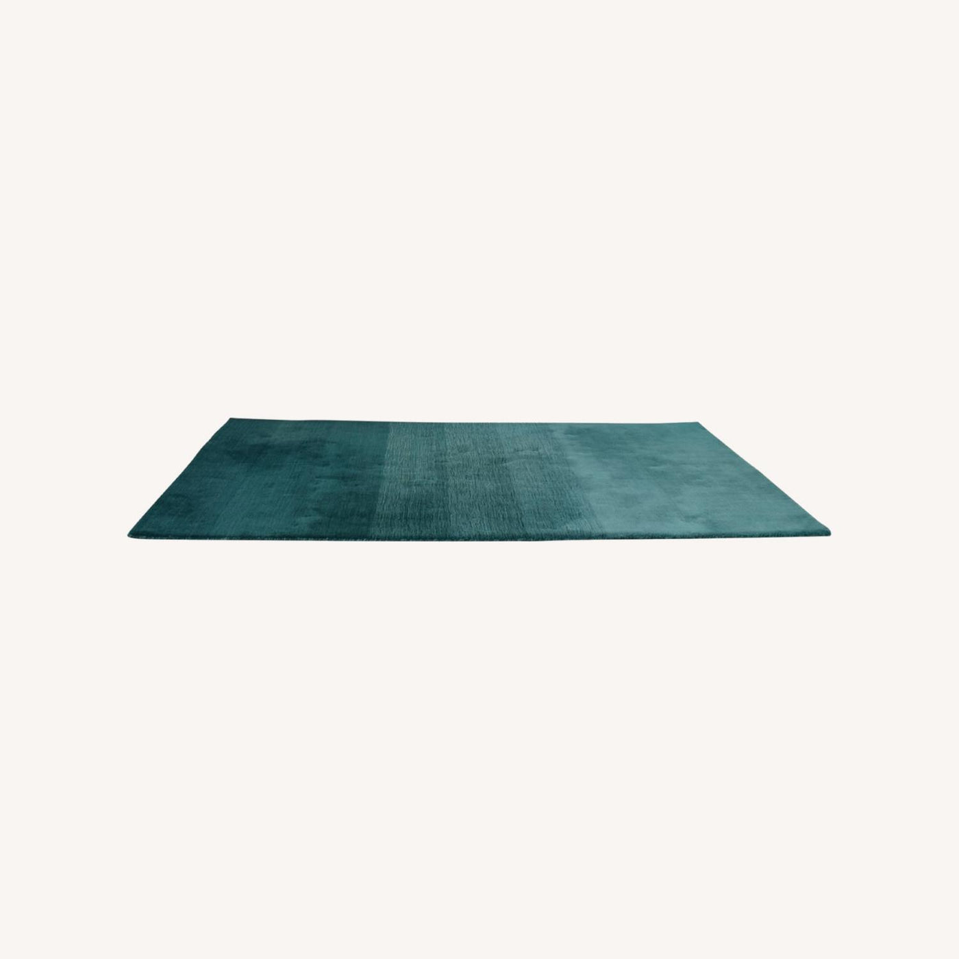 9' x 12' CB2 Ombre Deep Teal Wool Area Rug