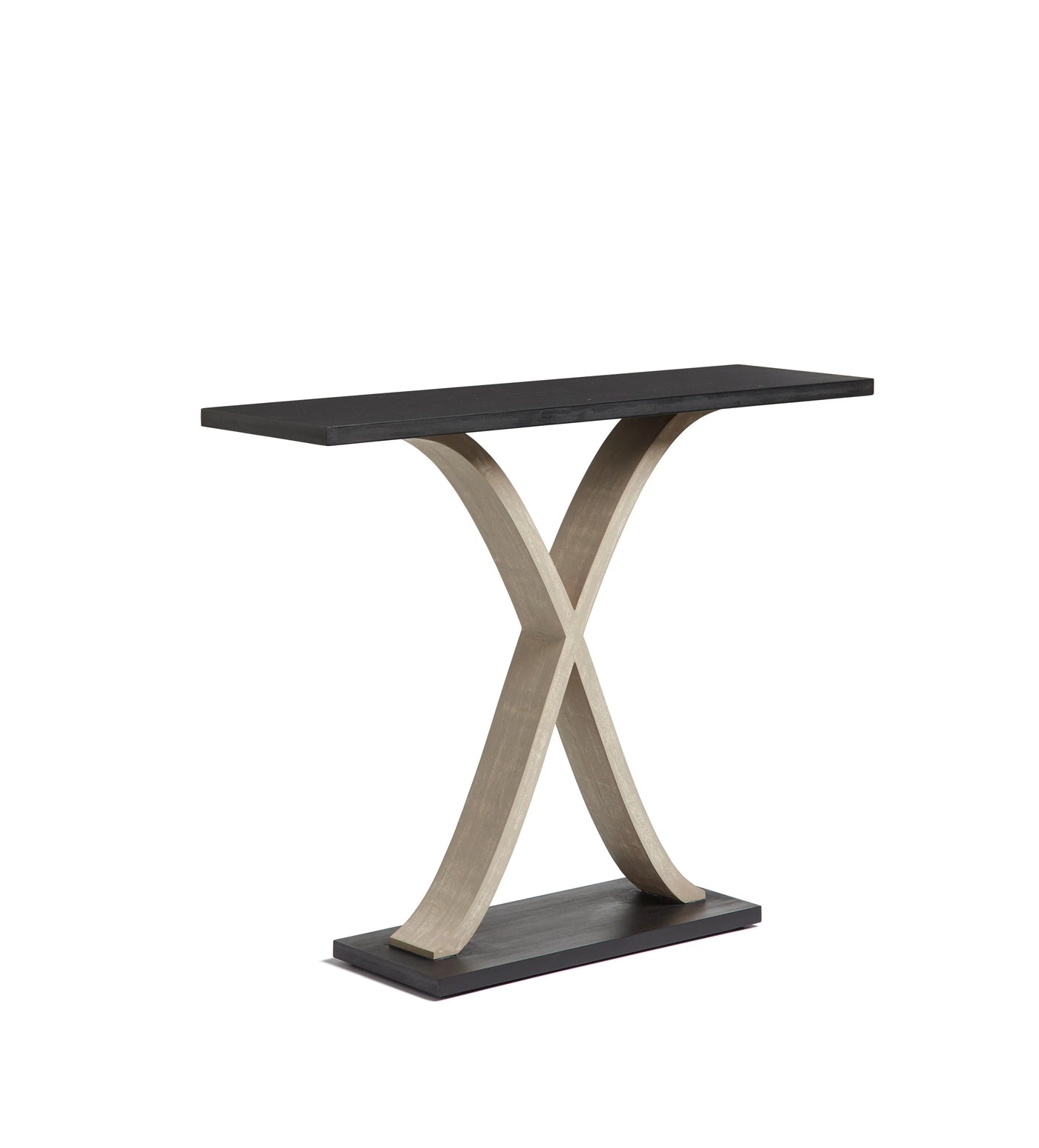 OKA Xavier Dark Grey Console Table
