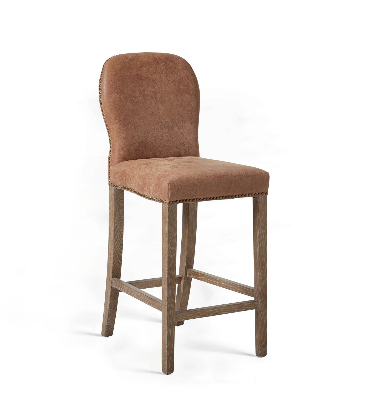 OKA Stafford Aged Tobacco Bar Stool