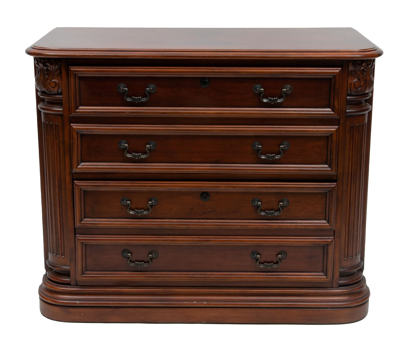 Hooker Seven Seas Cherry Filing Cabinet