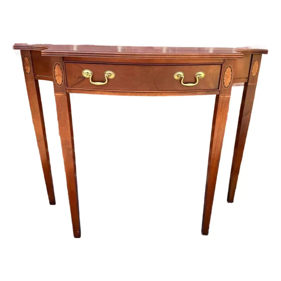 Hammary Federal Style Mahogany Console Table