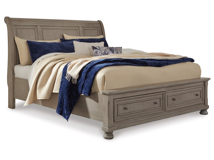 Ashley Lettner Queen Sleigh Storage Bed