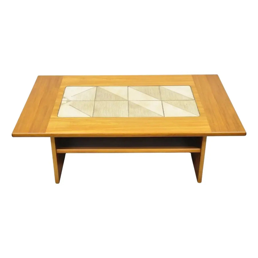 Vintage Gangso Mobler Tile Top Coffee Table