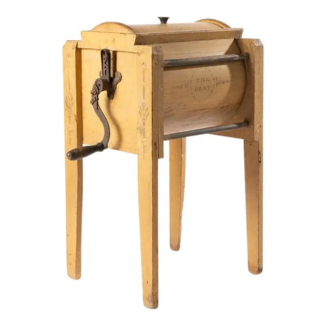 Antique Blanchard Wooden Butter Churn
