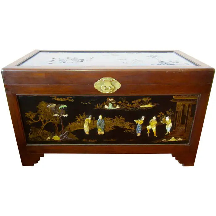 Early 20th Century Chinese Ming Style Camphor Blan