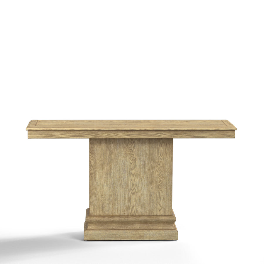 Turnus Console Table - Weathered Oak