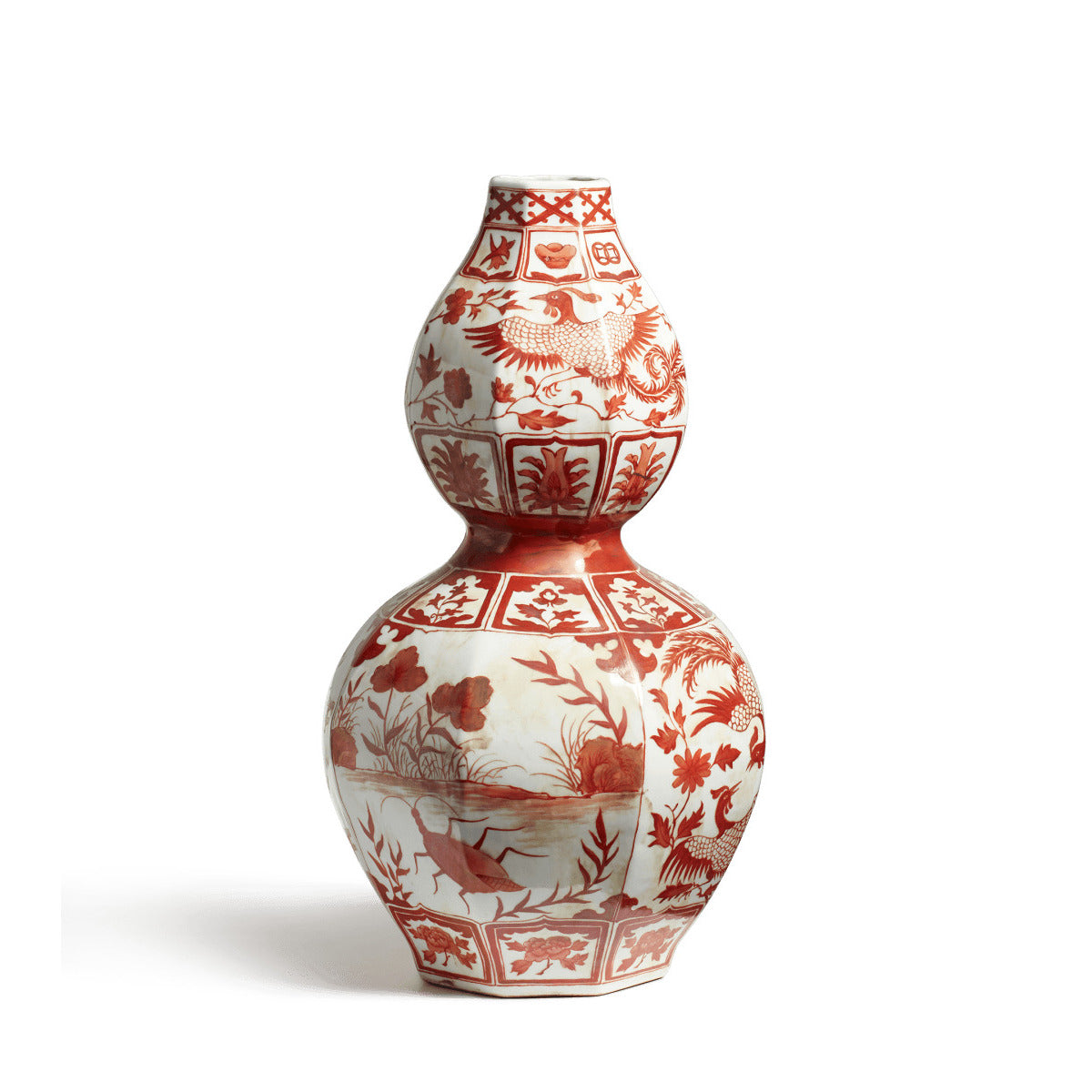 Pair of OKA Shian Coral Vases