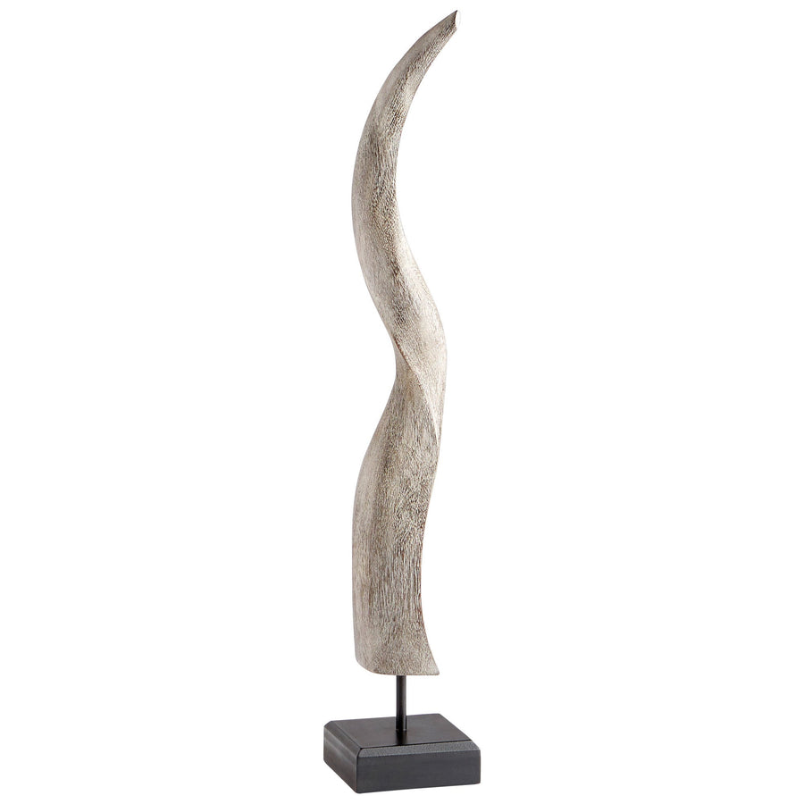 OKA Grey Wash Abstract Horn Sculptures Set of 3