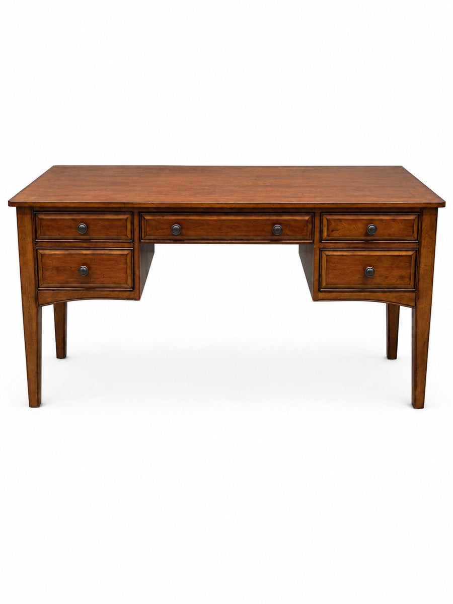 Hooker Seven Seas Cherry Bow Front Desk