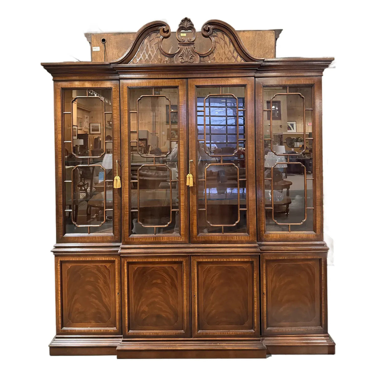 Drexel Heritage Mahogany China Cabinet