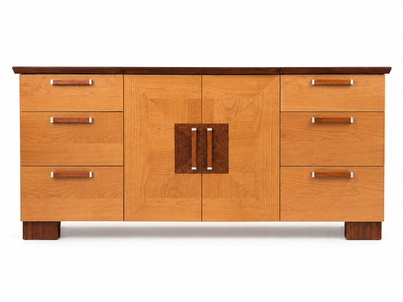 Italian Mid Century Modern Art Deco Credenza