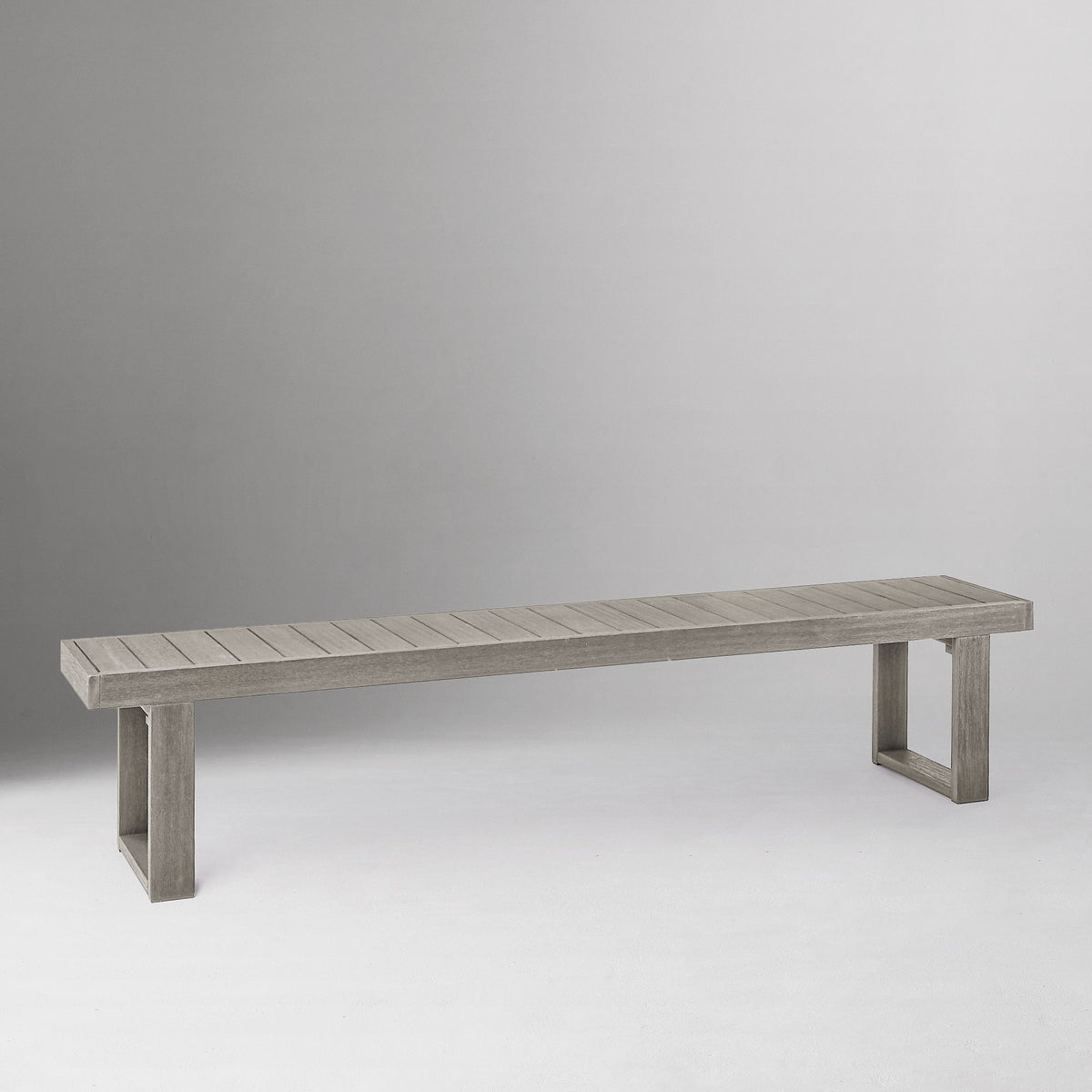 Portside Weathered Gray Dining Bench
