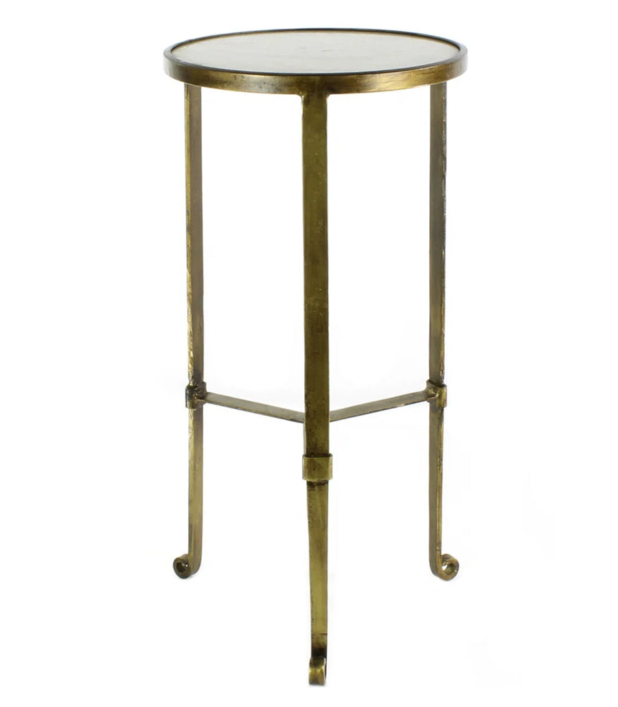 Everly Quinn Marble Top Gueridon Table