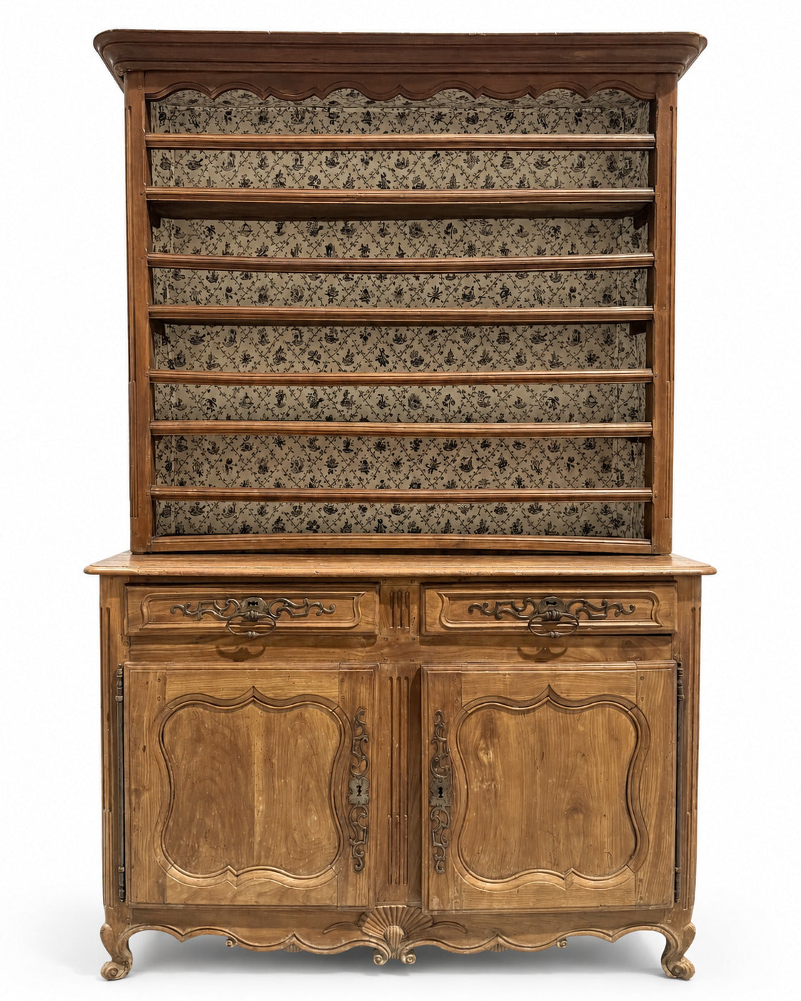 Antique 1780s Louis XV Plate Rack Sideboard