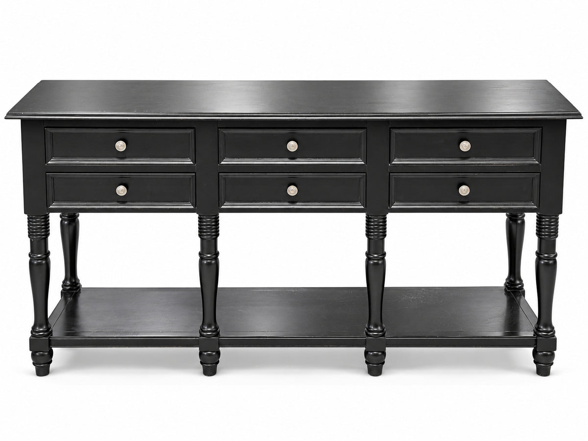 Drexel Heritage Black Painted Console