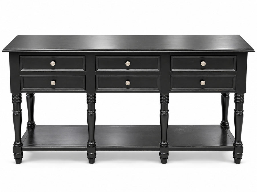 Drexel Heritage Black Painted Console