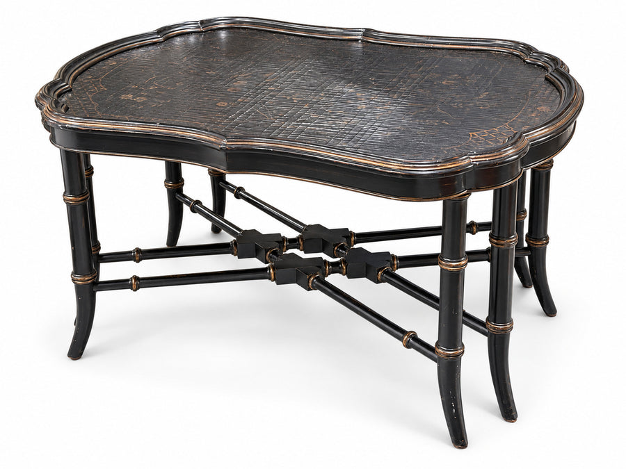 Ethan Allen Chinoiserie Cocktail Table