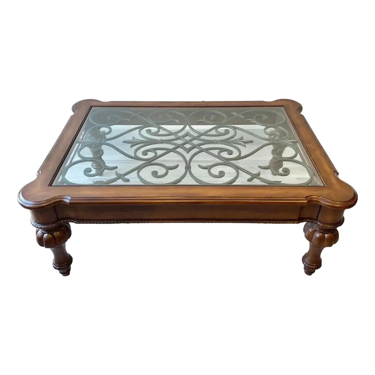 Vintage Ethan Allen Tuscan Deveraux Coffee Table