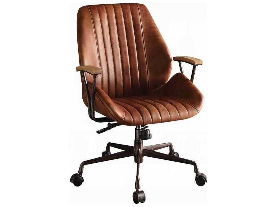 Acme Hamilton Cocoa Leather Task Chair
