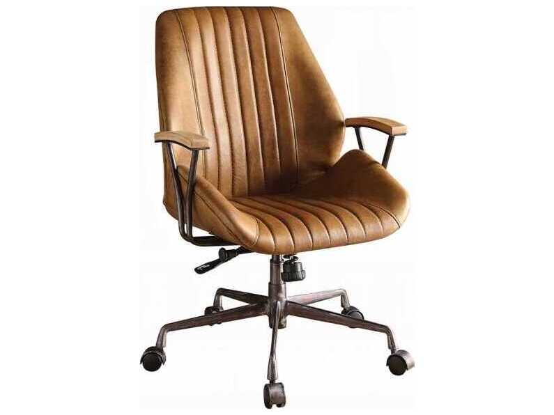 Acme Hamilton Coffee Leather Task Chair