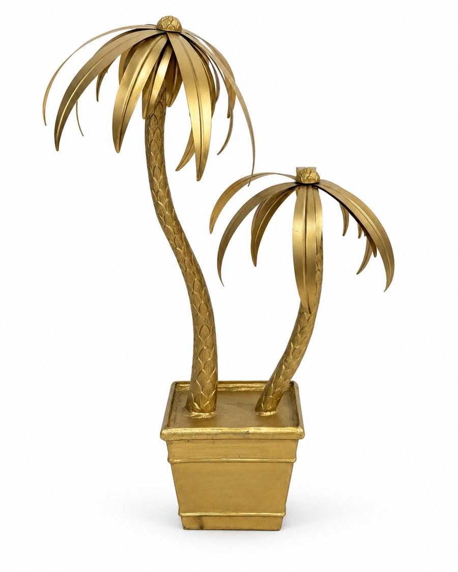 Vintage Hollywood Regency Palm Tree Sculpture