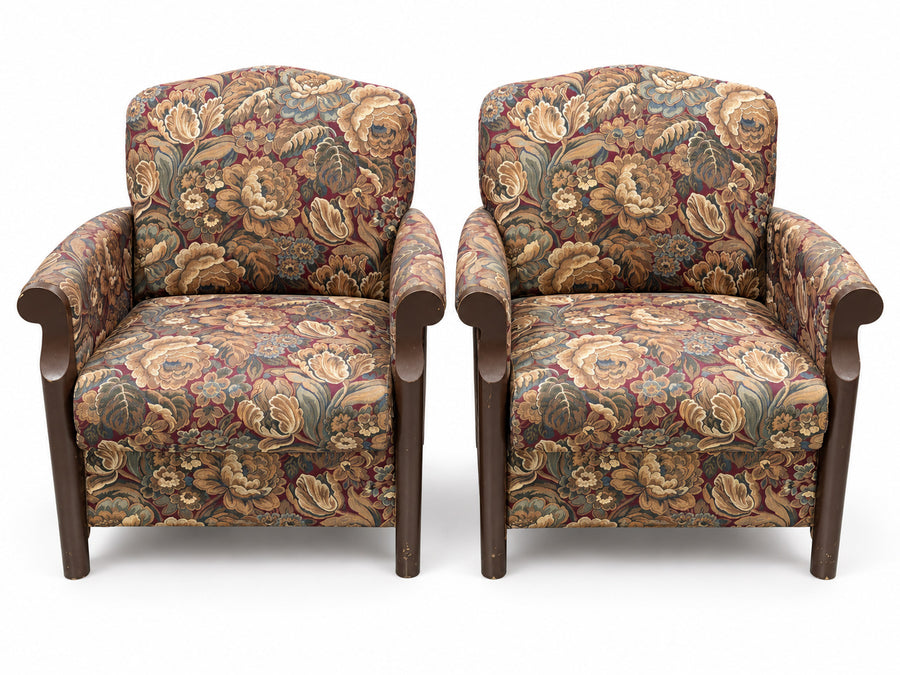 Vintage Nemschoff Bauhaus Armchairs Pair